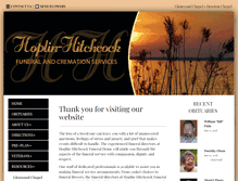 Tablet Screenshot of hoplinfuneralhome.com